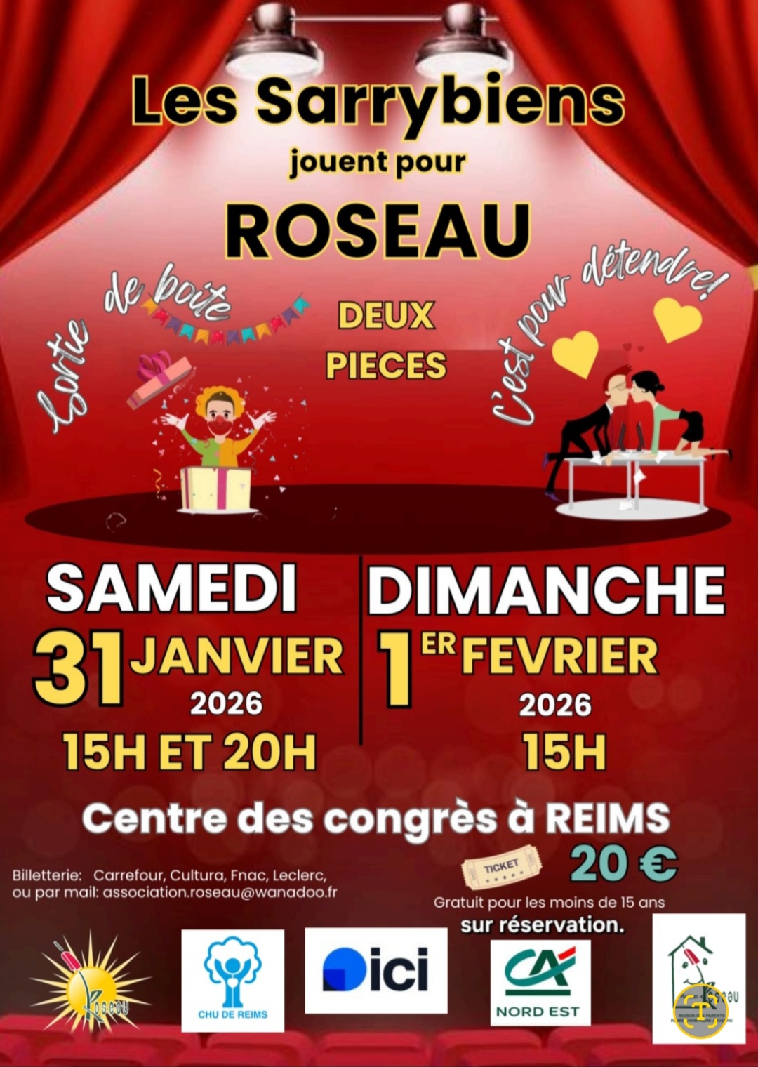 SPECTACLE ROSEAU